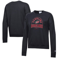 NHL Black Carolina Hurricanes Champion Women's Powerblend Pullover Sweatshirt