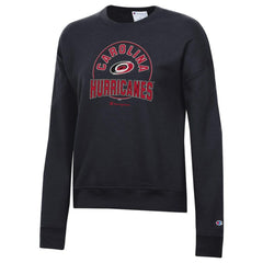 NHL Black Carolina Hurricanes Champion Women's Powerblend Pullover Sweatshirt