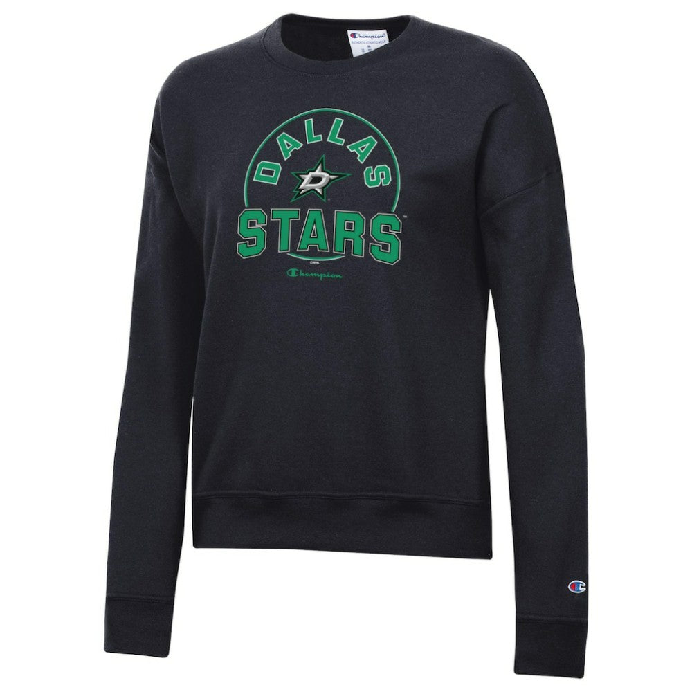 NHL Black Dallas Stars Champion Women's Powerblend Pullover Sweatshirt