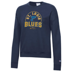 NHL Navy St. Louis Blues Champion Women's Powerblend Pullover Sweatshirt