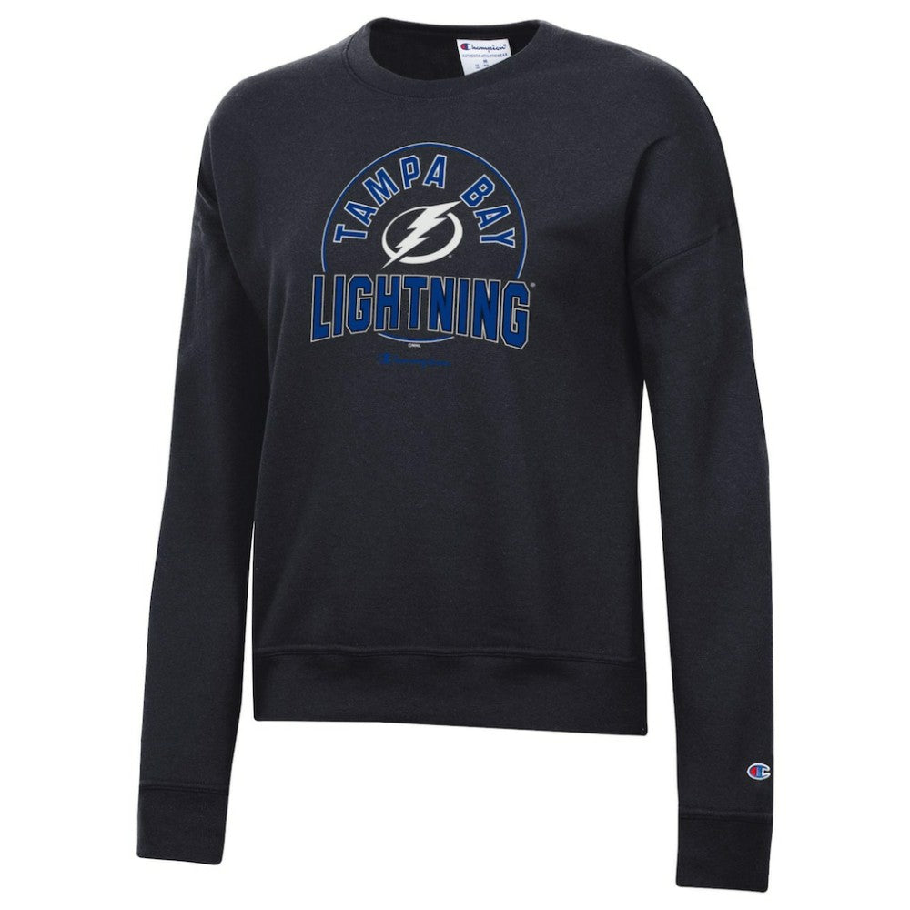NHL Black Tampa Bay Lightning Champion Women's Powerblend Pullover Sweatshirt