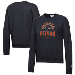 NHL Black Philadelphia Flyers Champion Women's Powerblend Pullover Sweatshirt