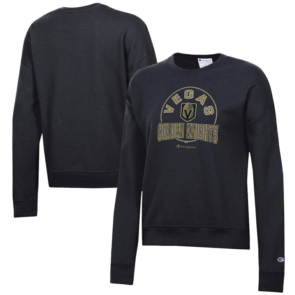 NHL Black Vegas Golden Knights Champion Women's Powerblend Pullover Sweatshirt