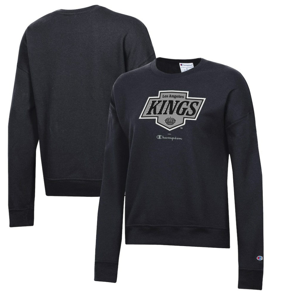 NHL Black Los Angeles Kings Champion Women's Powerblend Pullover Sweatshirt