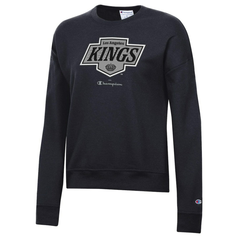 NHL Black Los Angeles Kings Champion Women's Powerblend Pullover Sweatshirt