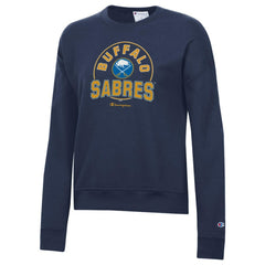 NHL Navy Buffalo Sabres Champion Women's Powerblend Pullover Sweatshirt