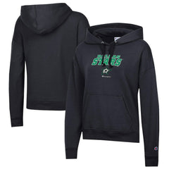 NHL Black Dallas Stars Champion Women's Powerblend Fleece Pullover Hoodie