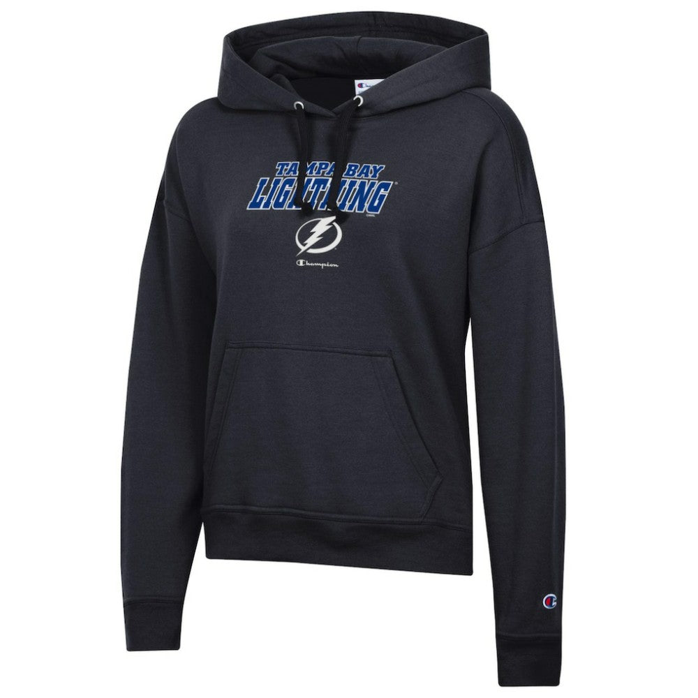 NHL Black Tampa Bay Lightning Champion Women's Powerblend Fleece Pullover Hoodie