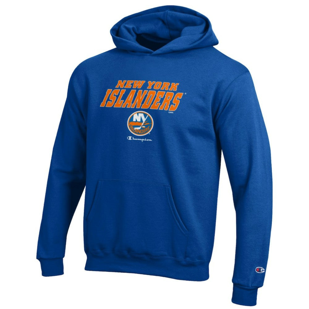 NHL Royal New York Islanders Champion Youth Eco Powerblend Pullover Hoodie