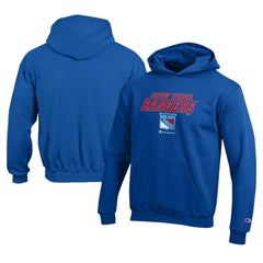 NHL Royal New York Rangers Champion Youth Eco Powerblend Pullover Hoodie