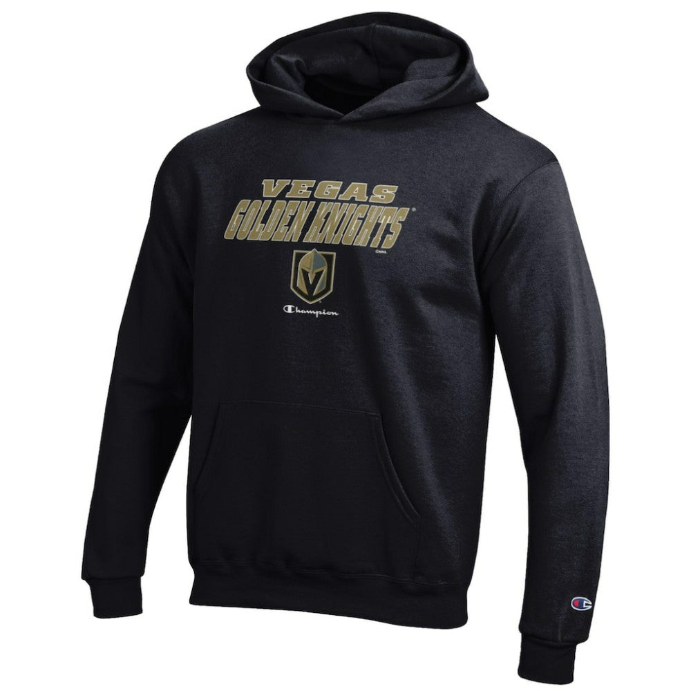 NHL Black Vegas Golden Knights Champion Youth Eco Powerblend Pullover Hoodie
