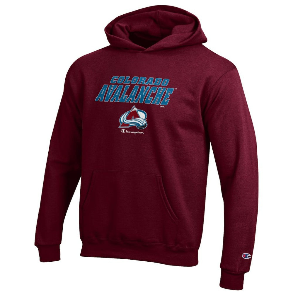 NHL Burgundy Colorado Avalanche Champion Youth Eco Powerblend Pullover Hoodie