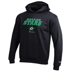 NHL Black Dallas Stars Champion Youth Eco Powerblend Pullover Hoodie
