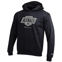 NHL Black Los Angeles Kings Champion Youth Eco Powerblend Pullover Hoodie