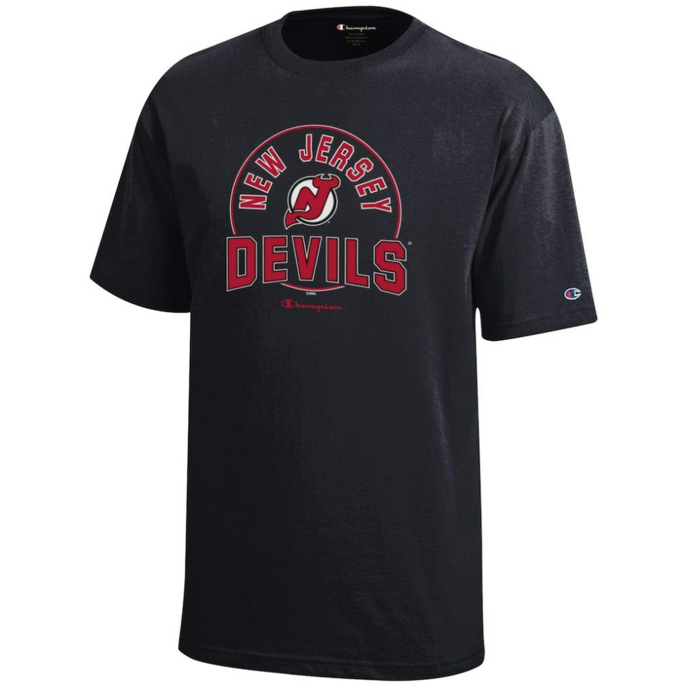 NHL Black New Jersey Devils Champion Youth Jersey T-Shirt