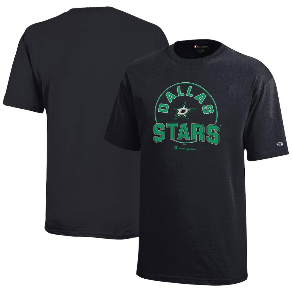 NHL Black Dallas Stars Champion Youth Jersey T-Shirt