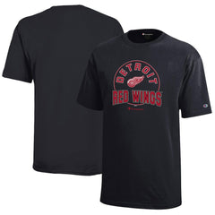 NHL Black Detroit Red Wings Champion Youth Jersey T-Shirt