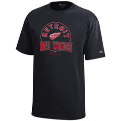 NHL Black Detroit Red Wings Champion Youth Jersey T-Shirt