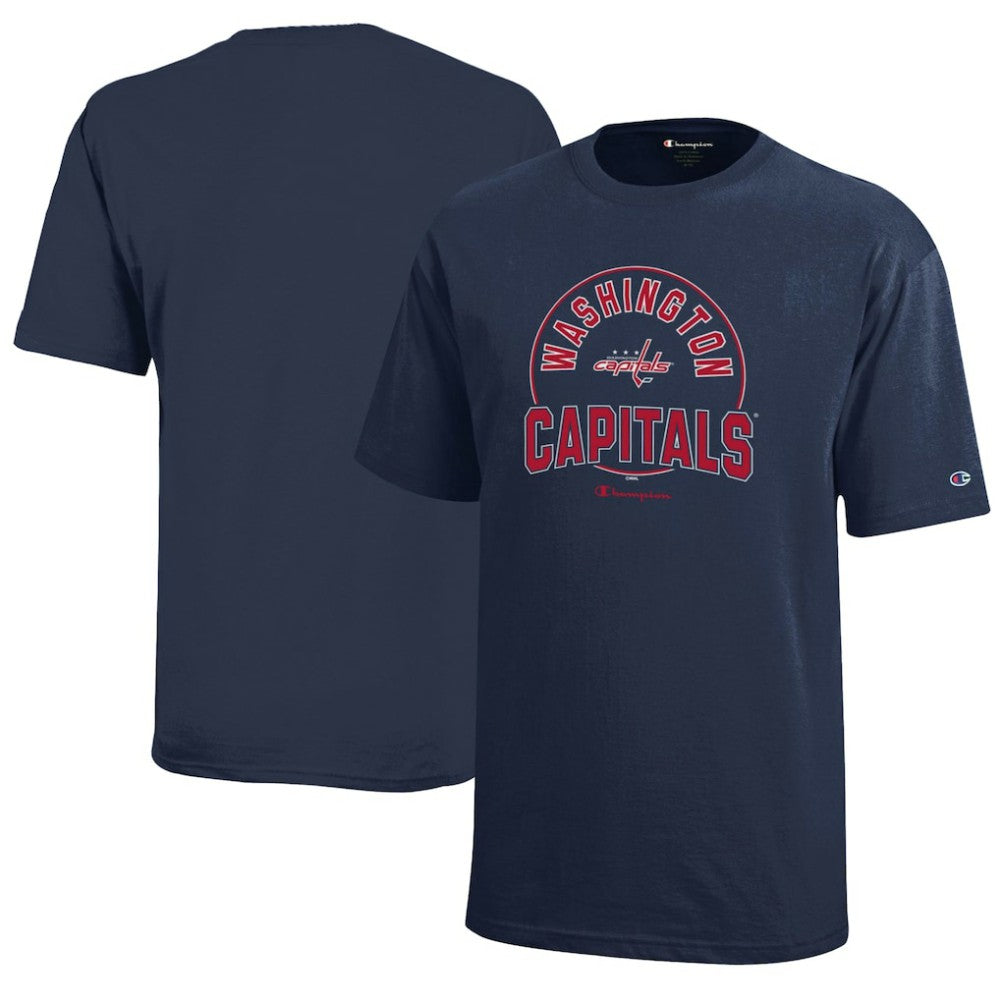 NHL Navy Washington Capitals Champion Youth Jersey T-Shirt