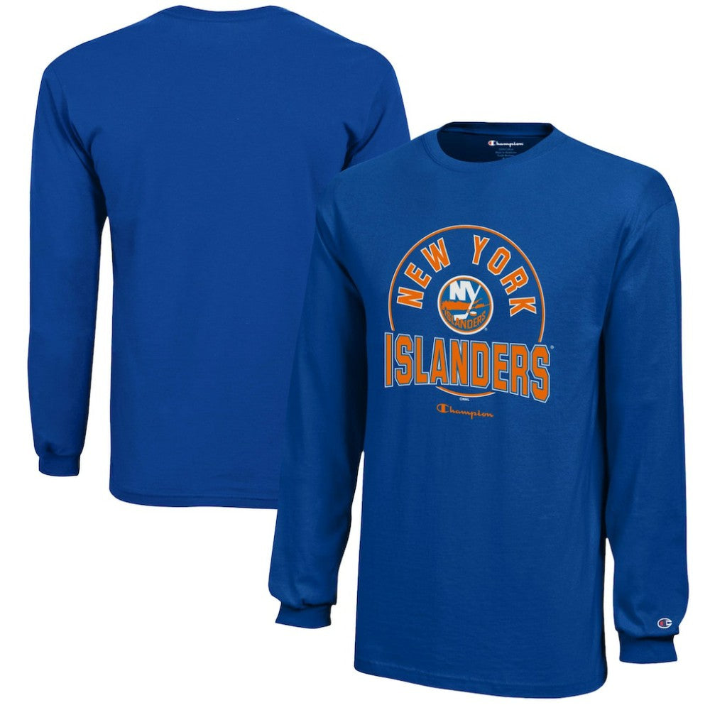 NHL Royal New York Islanders Champion Youth Long-Sleeve Jersey T-Shirt