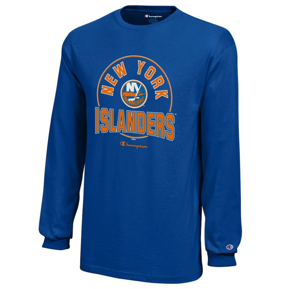 NHL Royal New York Islanders Champion Youth Long-Sleeve Jersey T-Shirt