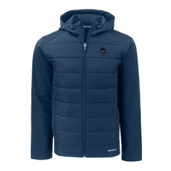 Cutter & Buck Americana Evoke Hybrid Eco Softshell Recycled Full-Zip Hooded Jacket - Minnesota Vikings