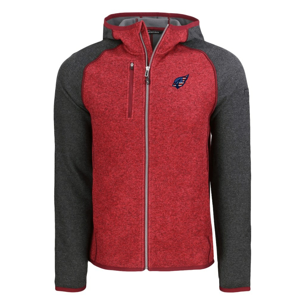Cutter & Buck Americana Mainsail Full-Zip Hooded Jacket - Arizona Cardinals