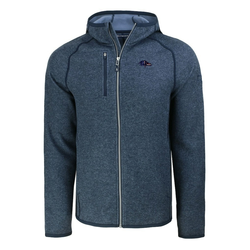 Cutter & Buck Americana Mainsail Full-Zip Hooded Jacket - Baltimore Ravens