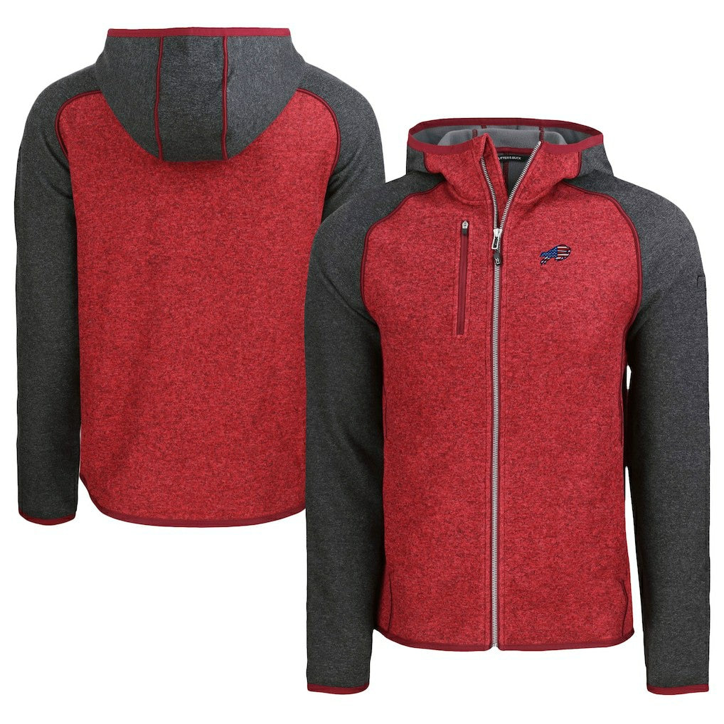 Cutter & Buck Americana Mainsail Full-Zip Hooded Jacket - Buffalo Bills