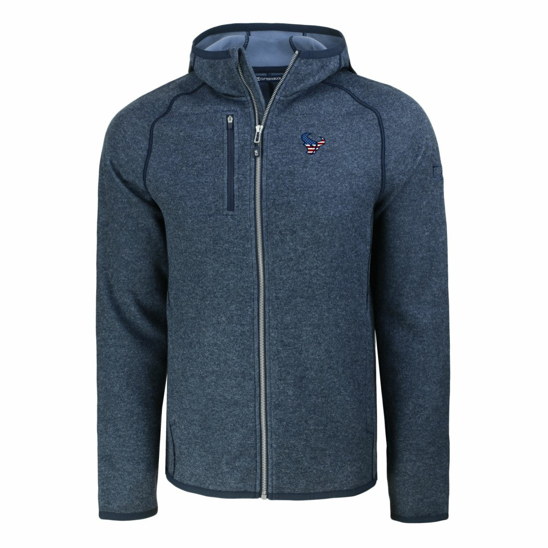 Cutter & Buck Americana Mainsail Full-Zip Hooded Jacket - Houston Texans