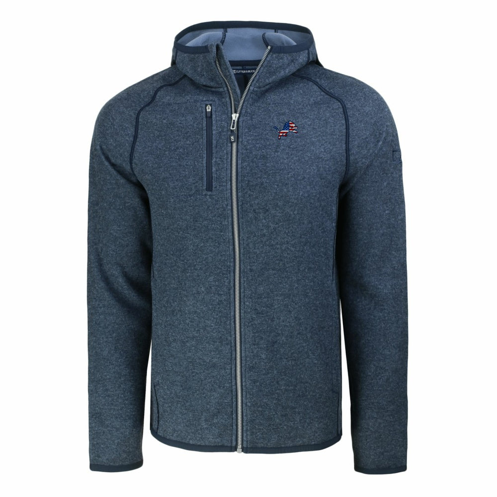 Cutter & Buck Americana Mainsail Full-Zip Hooded Jacket - Detroit Lions