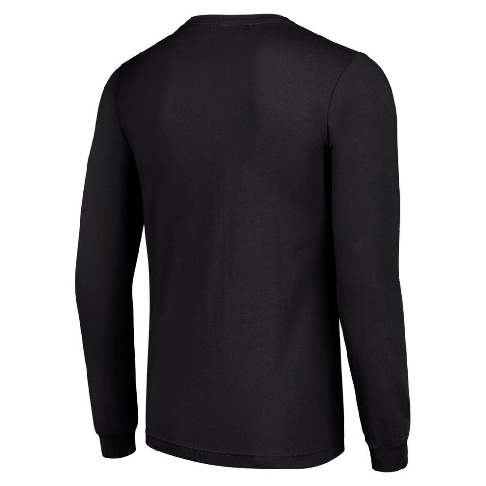 NHL Black Ottawa Senators Starter Retro Graphic Long Sleeve Crew T-Shirt