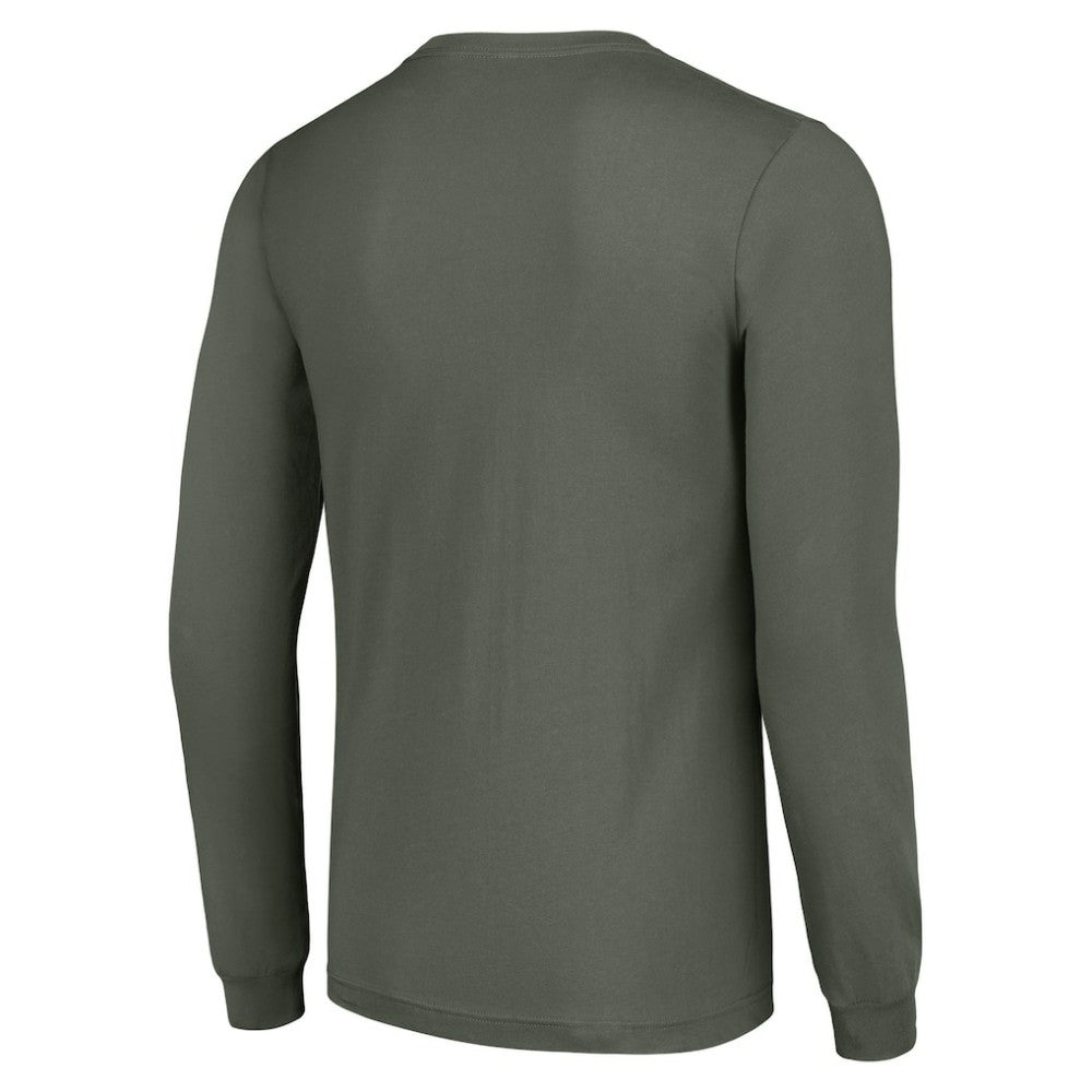 NHL Green New Jersey Devils Starter Retro Graphic Long Sleeve Crew T-Shirt
