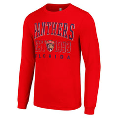 NHL Red Florida Panthers Starter Logo Graphic Long Sleeve T-Shirt