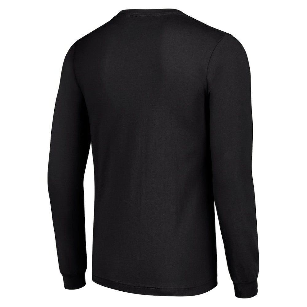 NHL Black Colorado Avalanche Starter Logo Graphic Long Sleeve T-Shirt