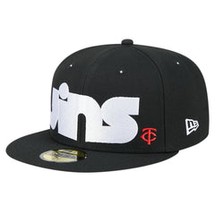 MLB Minnesota Twins New Era Checkered Undervisor 59FIFTY Fitted Hat
