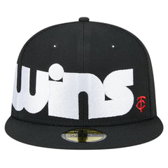 MLB Minnesota Twins New Era Checkered Undervisor 59FIFTY Fitted Hat