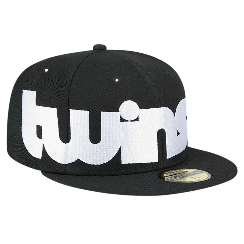 MLB Minnesota Twins New Era Checkered Undervisor 59FIFTY Fitted Hat
