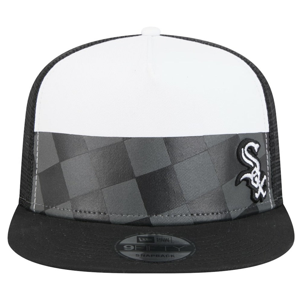 MLB Chicago White Sox New Era Checkmate Trucker 9FIFTY Snapback Hat