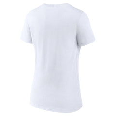 NHL White Philadelphia Flyers Fanatics Women's 2024 NHL Stadium Series Logo V-Neck T-shirt