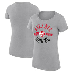 NBA Atlanta Hawks G-III 4Her by Carl Banks Women's Super-Slim Fit Lightweight Large City Logo T-Shirt