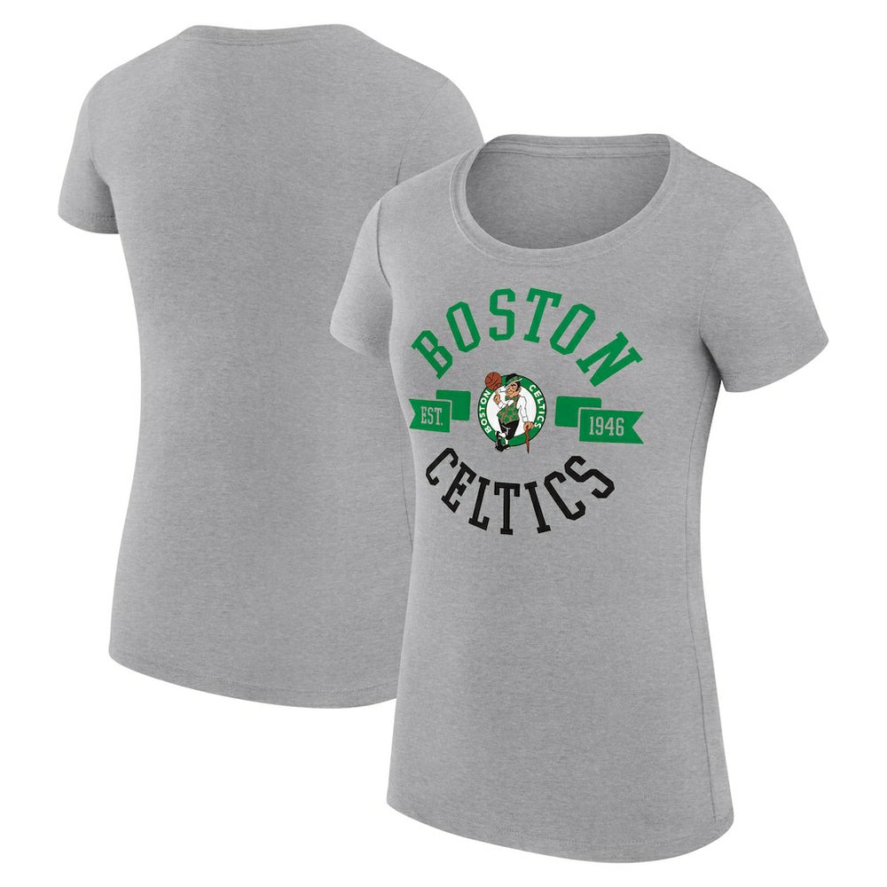 NBA Boston Celtics G-III 4Her by Carl Banks Women's Super-Slim Fit Lightweight Large City Logo T-Shirt