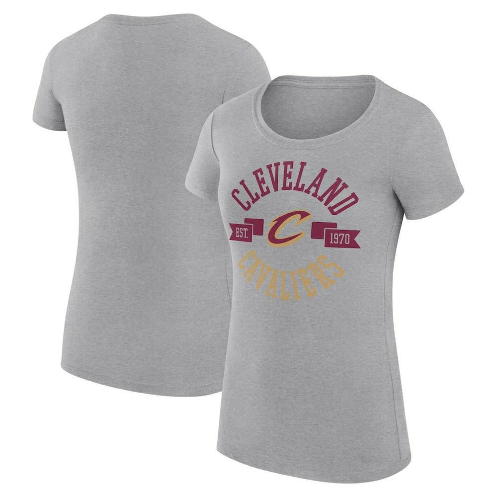 NBA Cleveland Cavaliers G-III 4Her by Carl Banks Women's Super-Slim Fit Lightweight Large City Logo T-Shirt sale