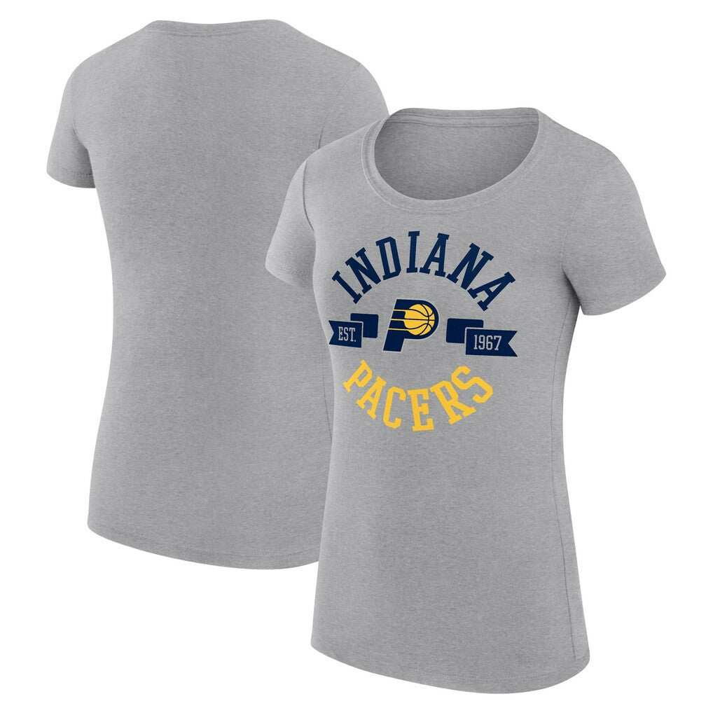 NBA Indiana Pacers G-III 4Her by Carl Banks Women's Super-Slim Fit Lightweight Large City Logo T-Shirt