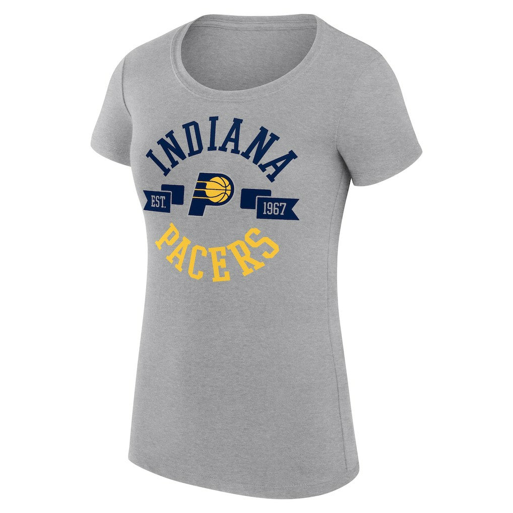 NBA Indiana Pacers G-III 4Her by Carl Banks Women's Super-Slim Fit Lightweight Large City Logo T-Shirt