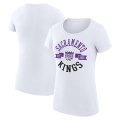 NBA Sacramento Kings G-III 4Her by Carl Banks Women's Super-Slim Fit Lightweight Large City Logo T-Shirt