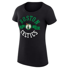 NBA Boston Celtics G-III 4Her by Carl Banks Women's Super-Slim Fit Lightweight Large City Logo T-Shirt