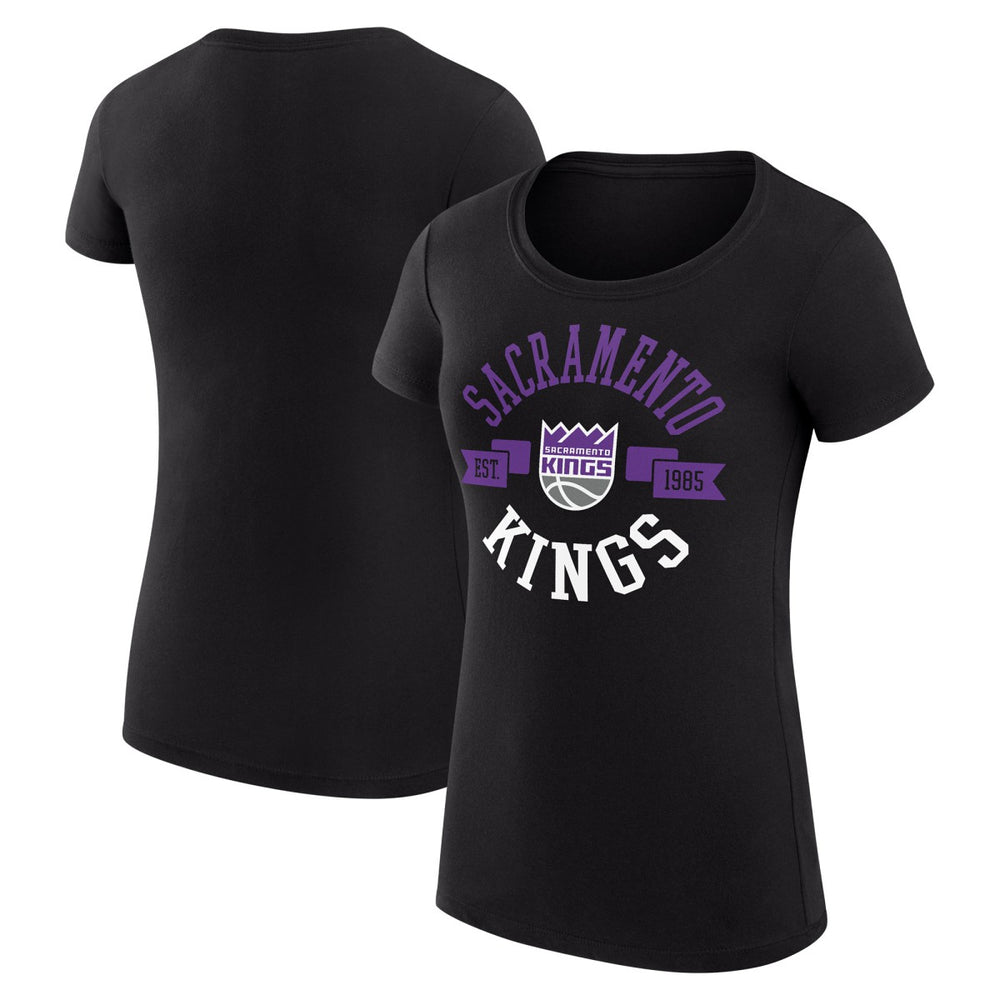 NBA Sacramento Kings G-III 4Her by Carl Banks Women's Super-Slim Fit Lightweight Large City Logo T-Shirt