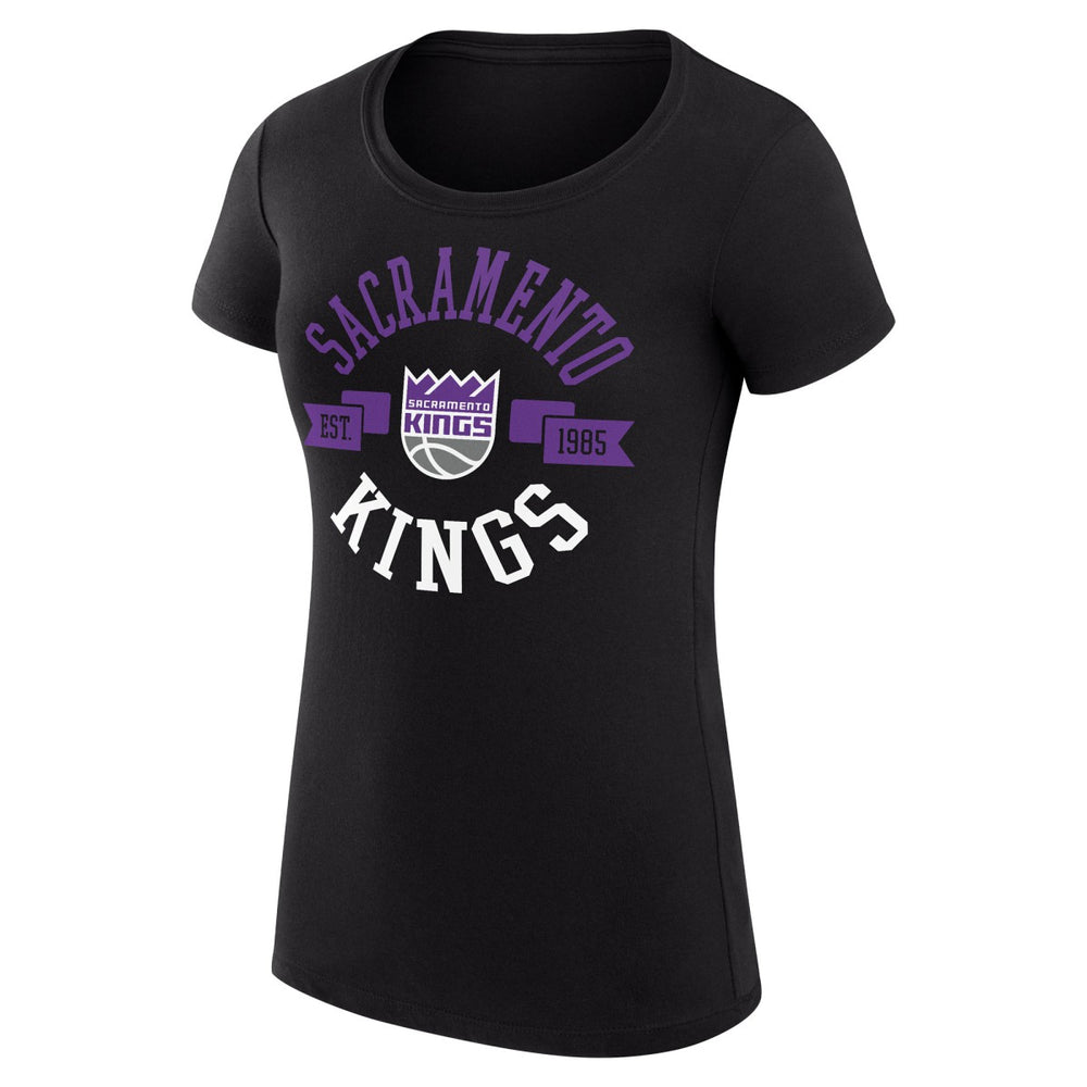 NBA Sacramento Kings G-III 4Her by Carl Banks Women's Super-Slim Fit Lightweight Large City Logo T-Shirt