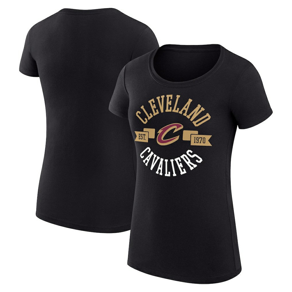 NBA Cleveland Cavaliers G-III 4Her by Carl Banks Women's Super-Slim Fit Lightweight Large City Logo T-Shirt sale